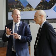 Andrea Enria, the new Chair of the ECB’s Supervisory Board, with Wim Mijs, Chief Executive Officer of the EBF. Photo: EBF
